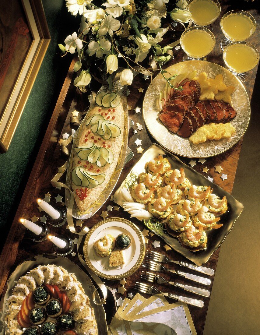 A Buffet of New Year's Appetizers