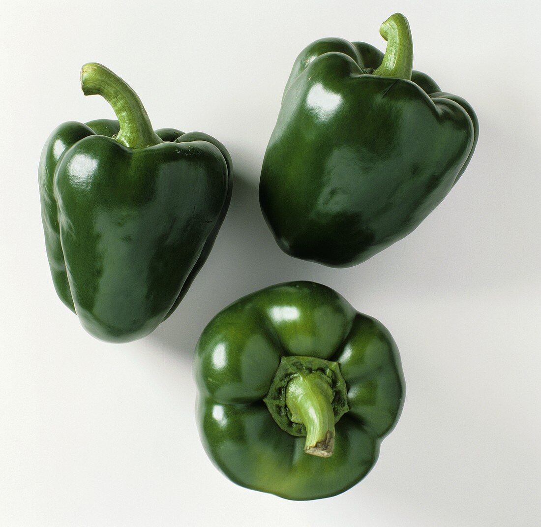 Three Green Peppers