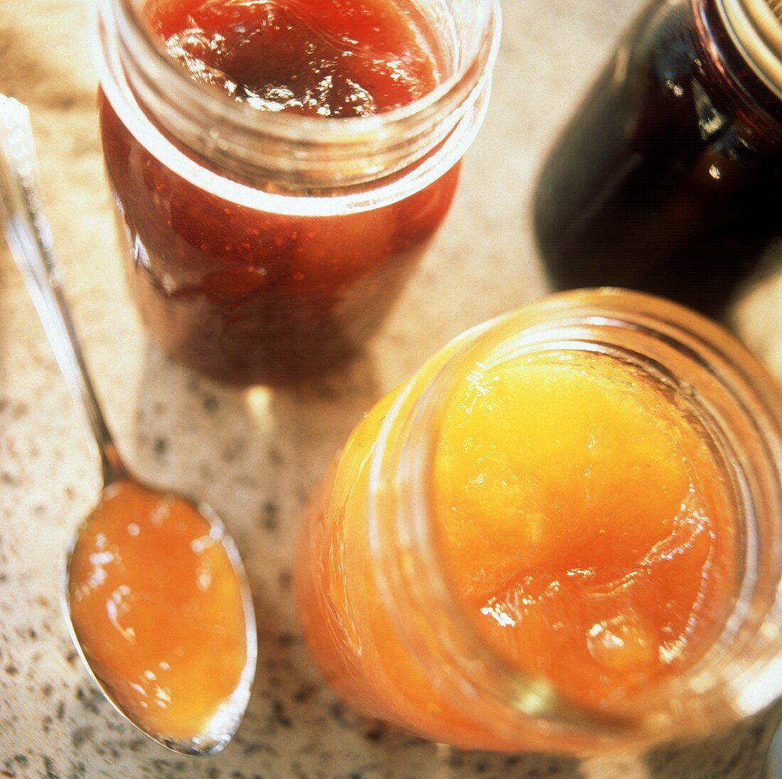 Jars of Homemade Jam; Marmalade