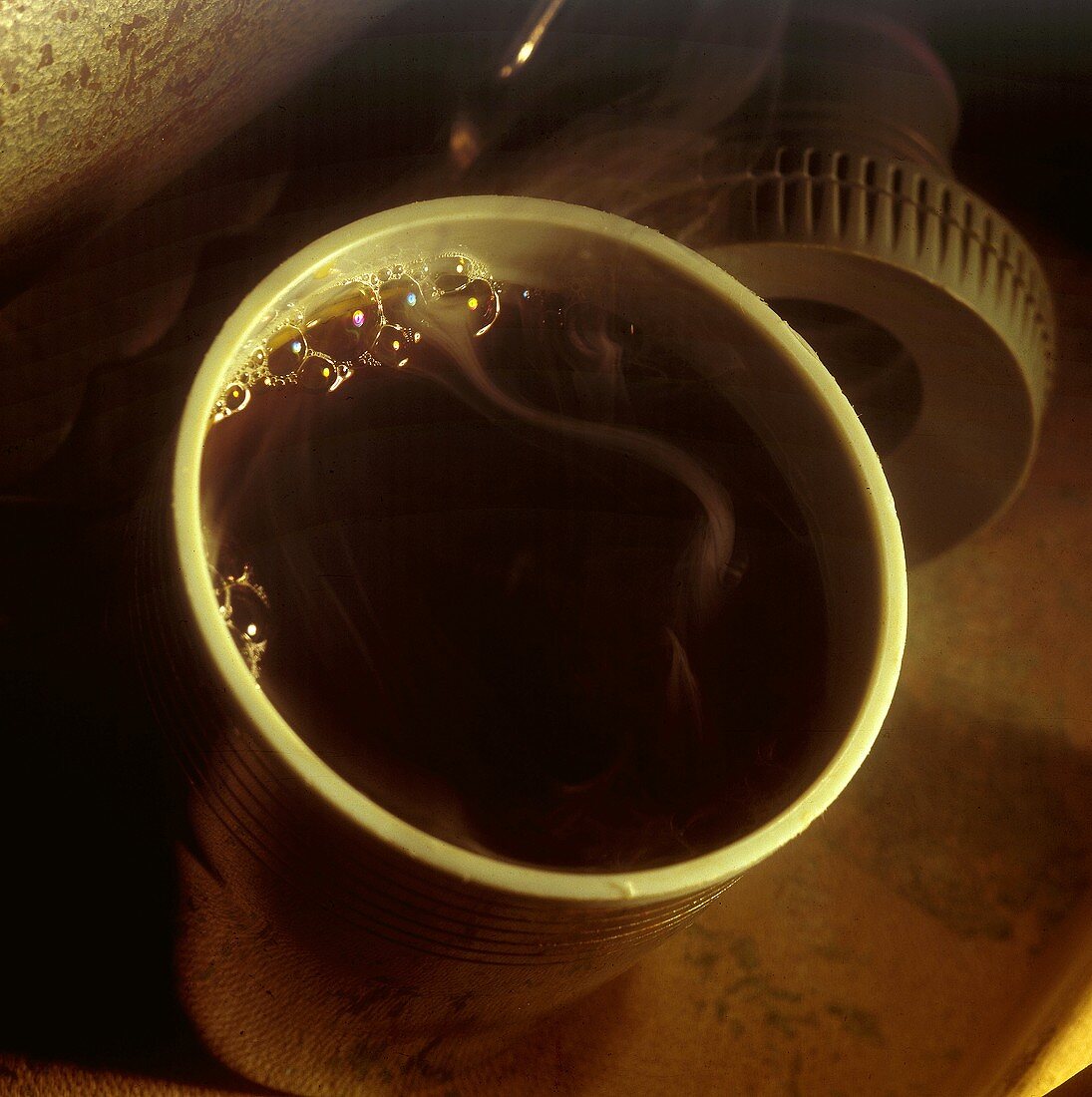 A Steaming Cup of Coffee