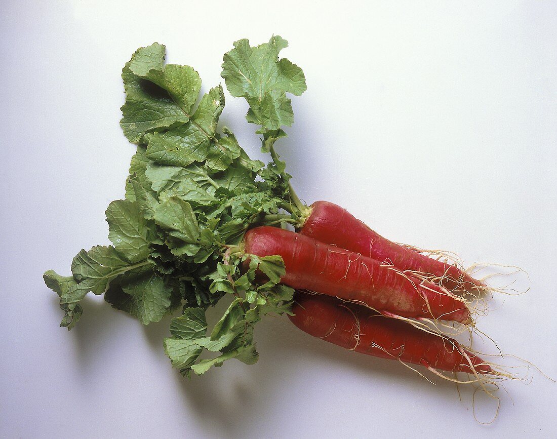 Red radishes