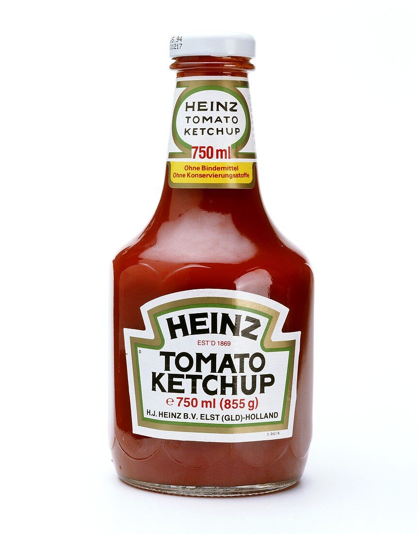 Eine Flasche Tomatenketchup