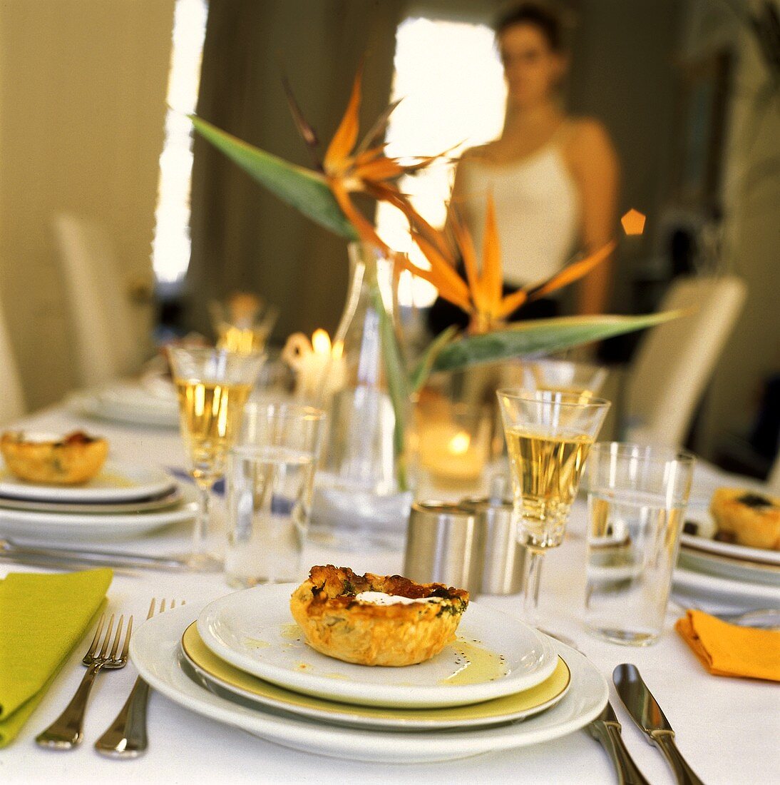 Tablesetting with Appetizers