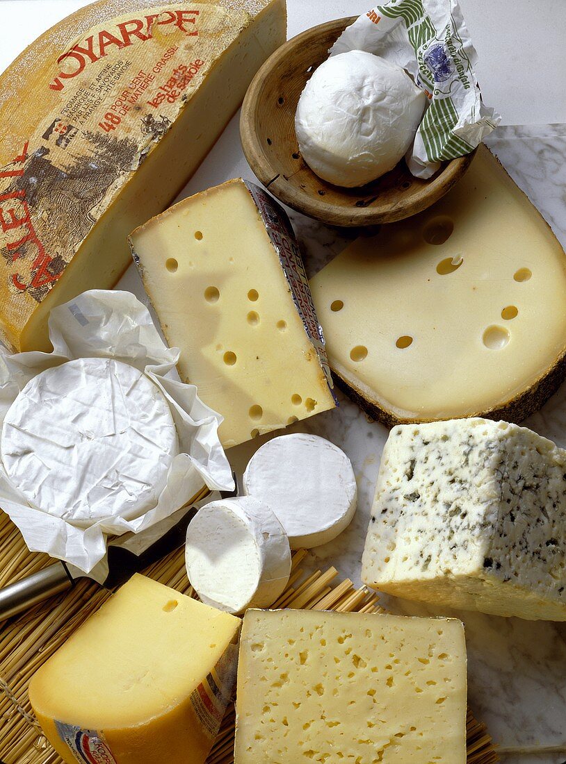 Several Assorted Cheeses