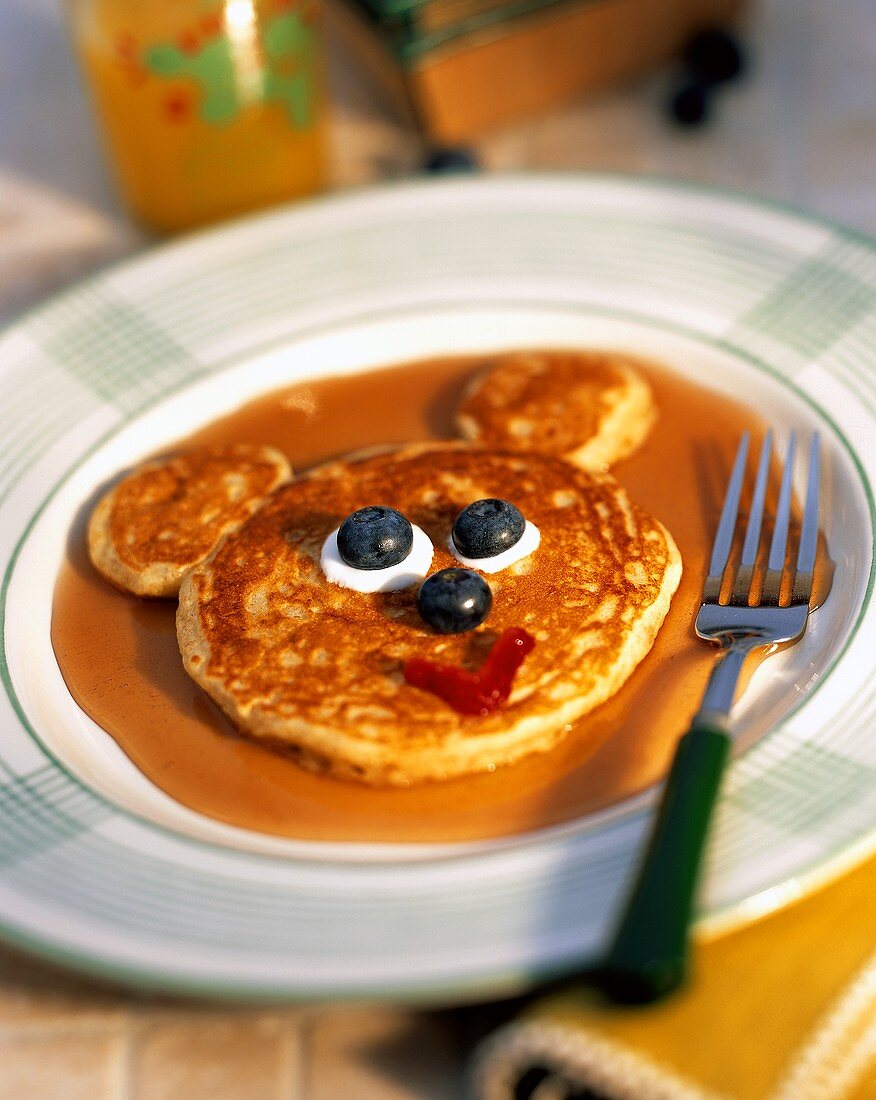 Bear Face Pancake