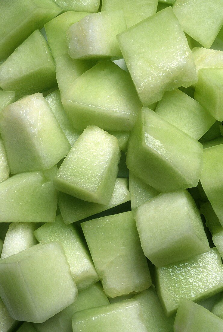 Pieces of Honeydew Melon