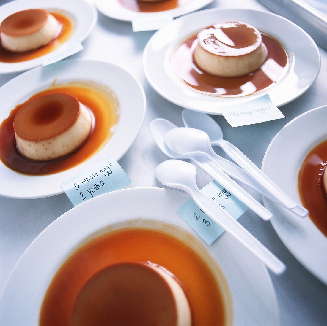 Crème Caramel, verschieden zubereitet