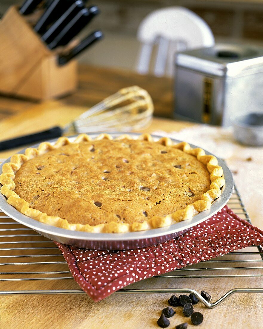 Erdnussbutterkuchen mit Chocolatechips