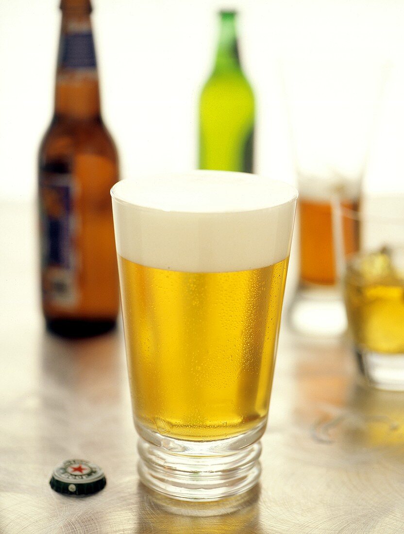 A Glass of Beer; Cap