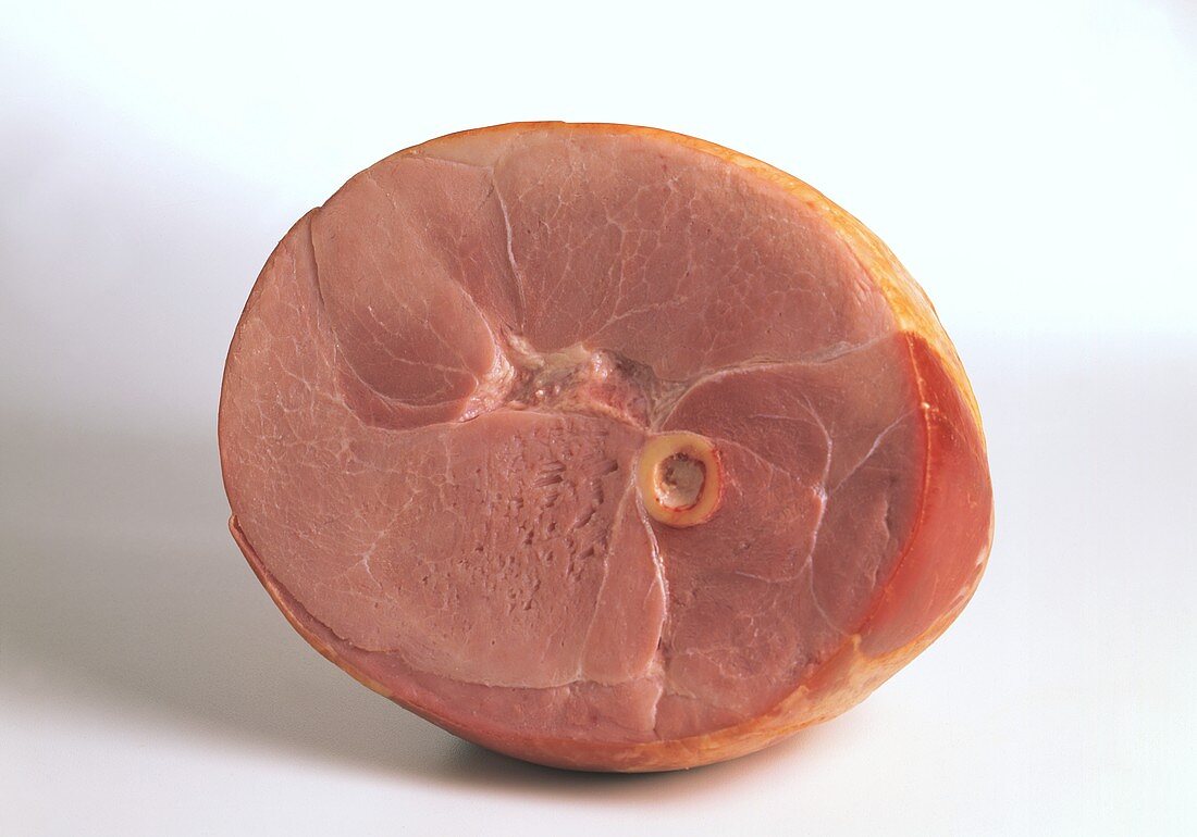 A piece of boiled ham