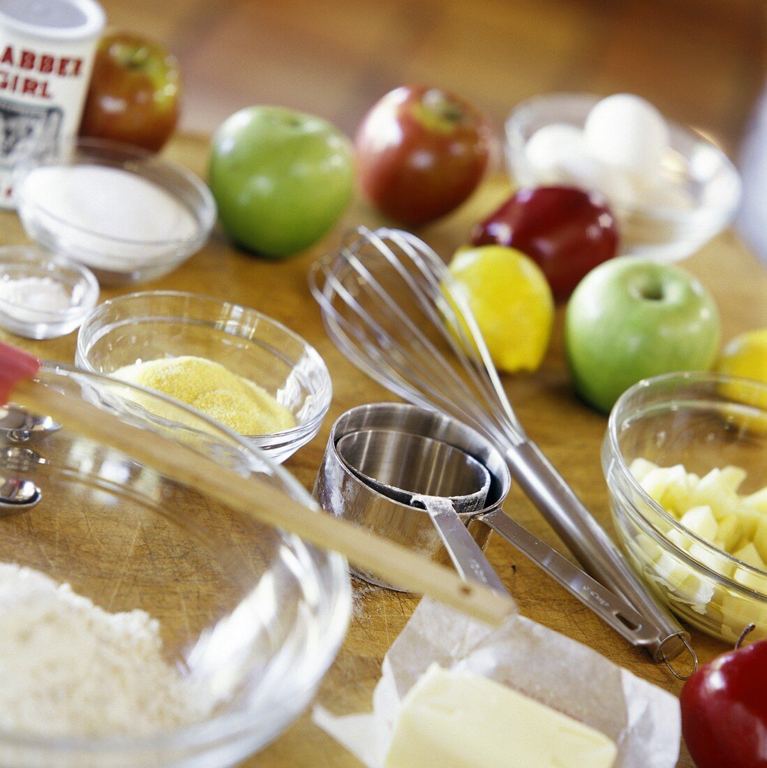 Baking Ingredients and Fruit