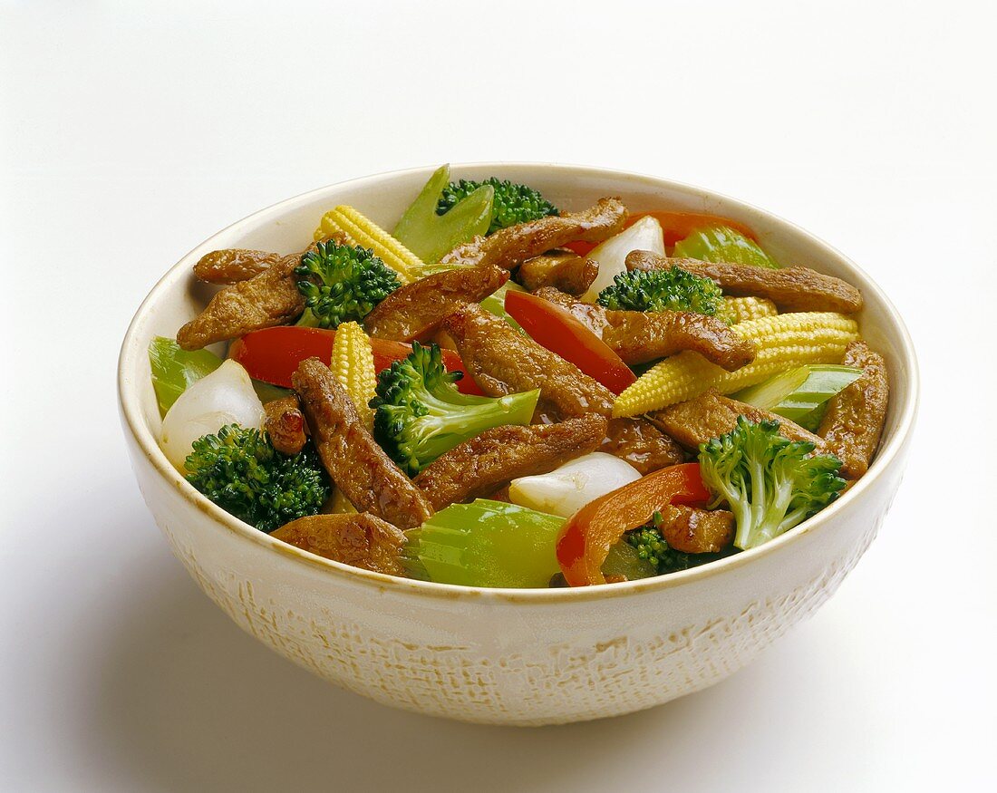 Rindercurry mit Gemüse