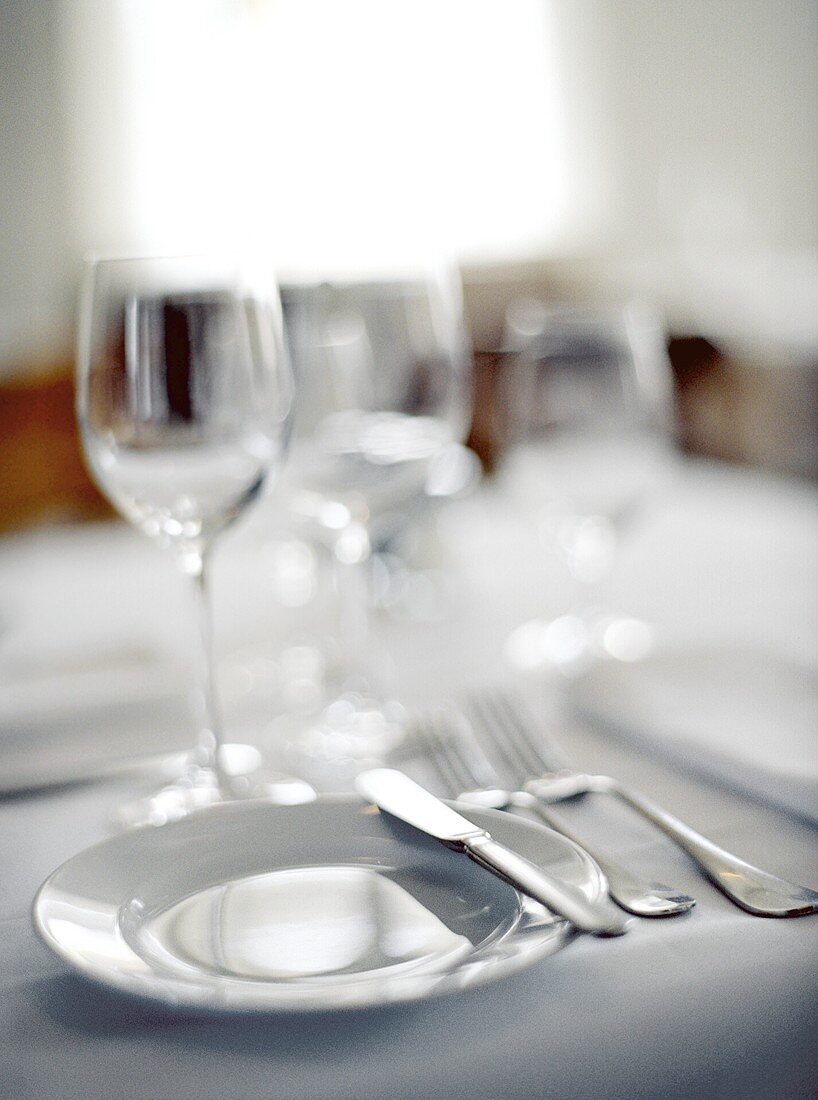 A White Place Setting