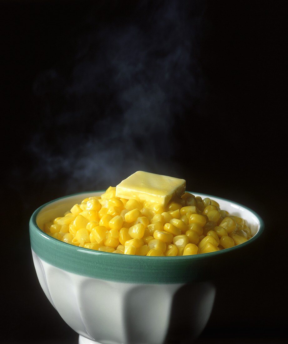A Pat of Butter on Steaming Corn