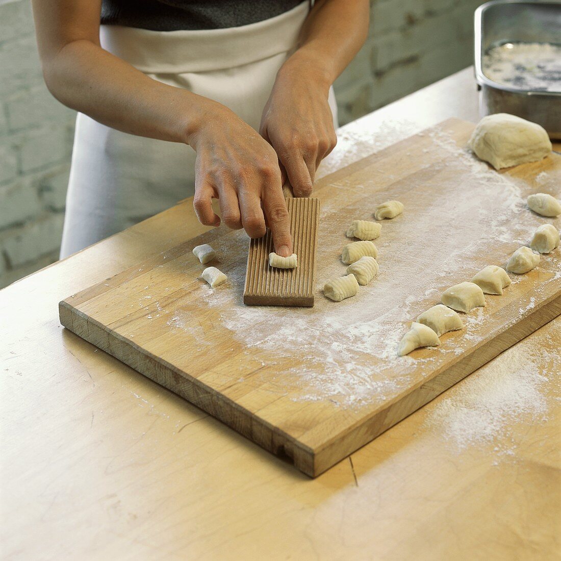 Making gnocchi