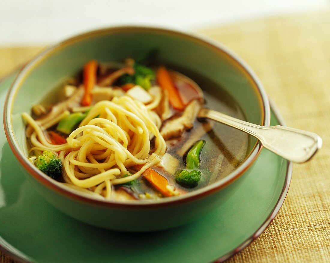 Vegetable noodle soup