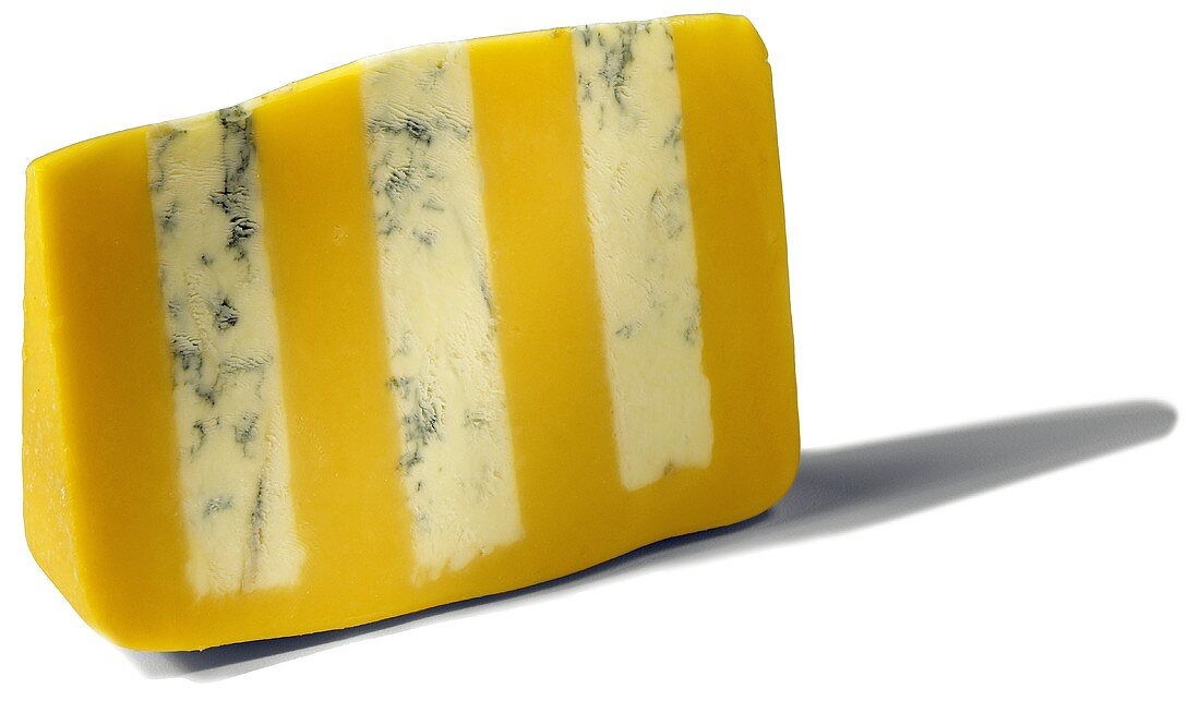 Piece of English Huntsman cheese
