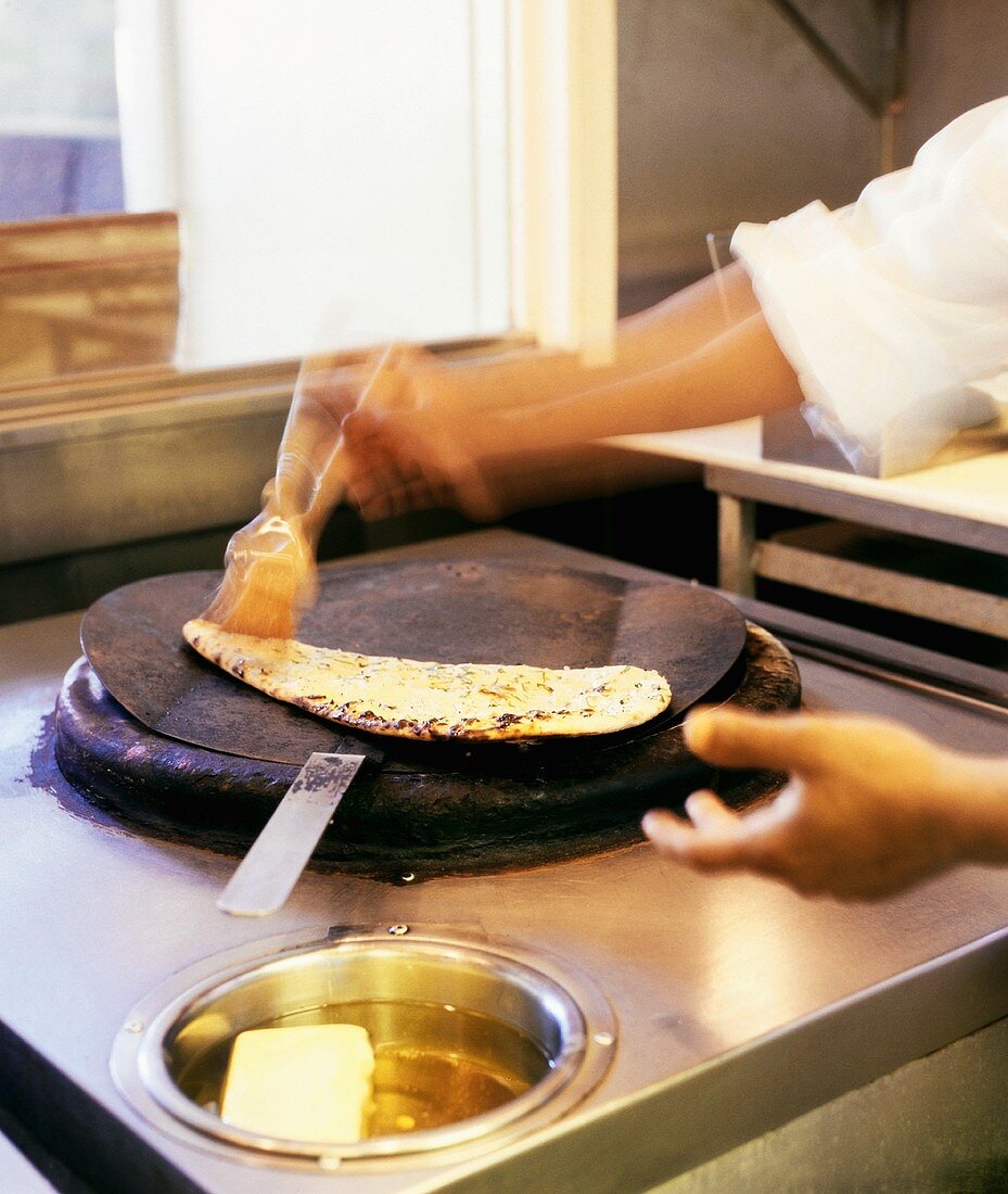 Making Naan