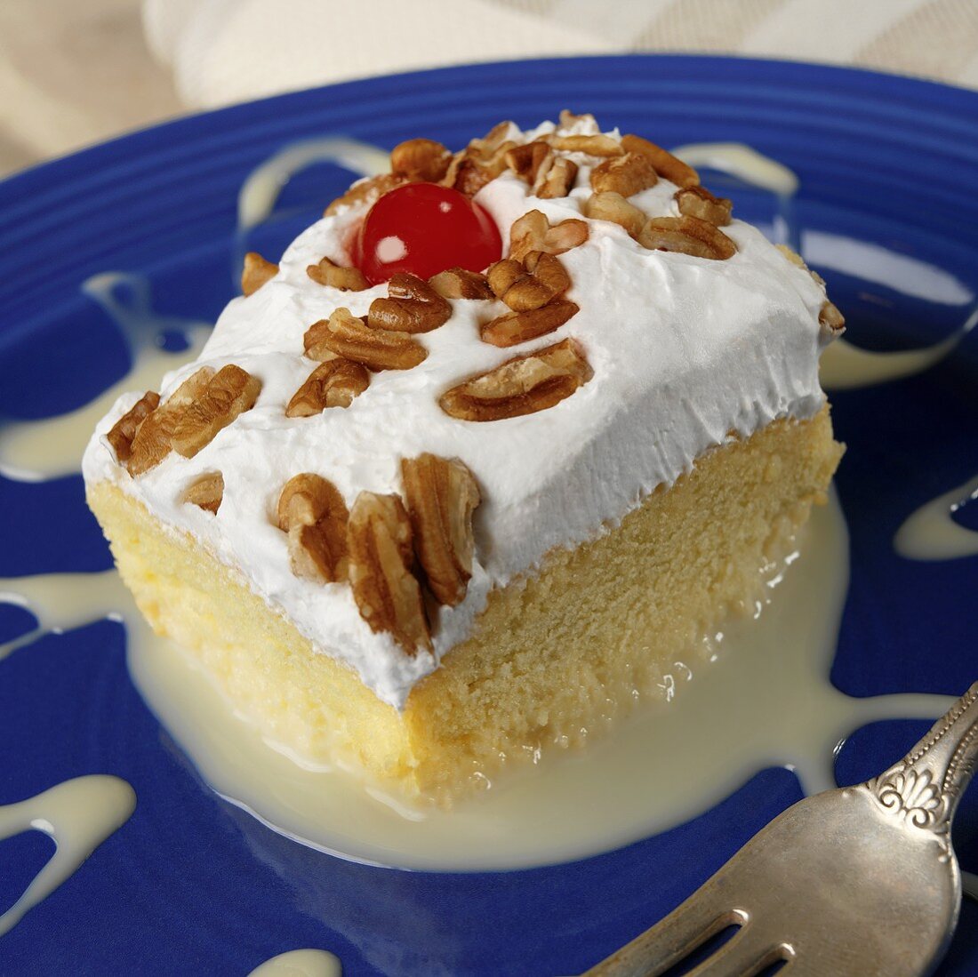 Piece of Tres Leches Cake