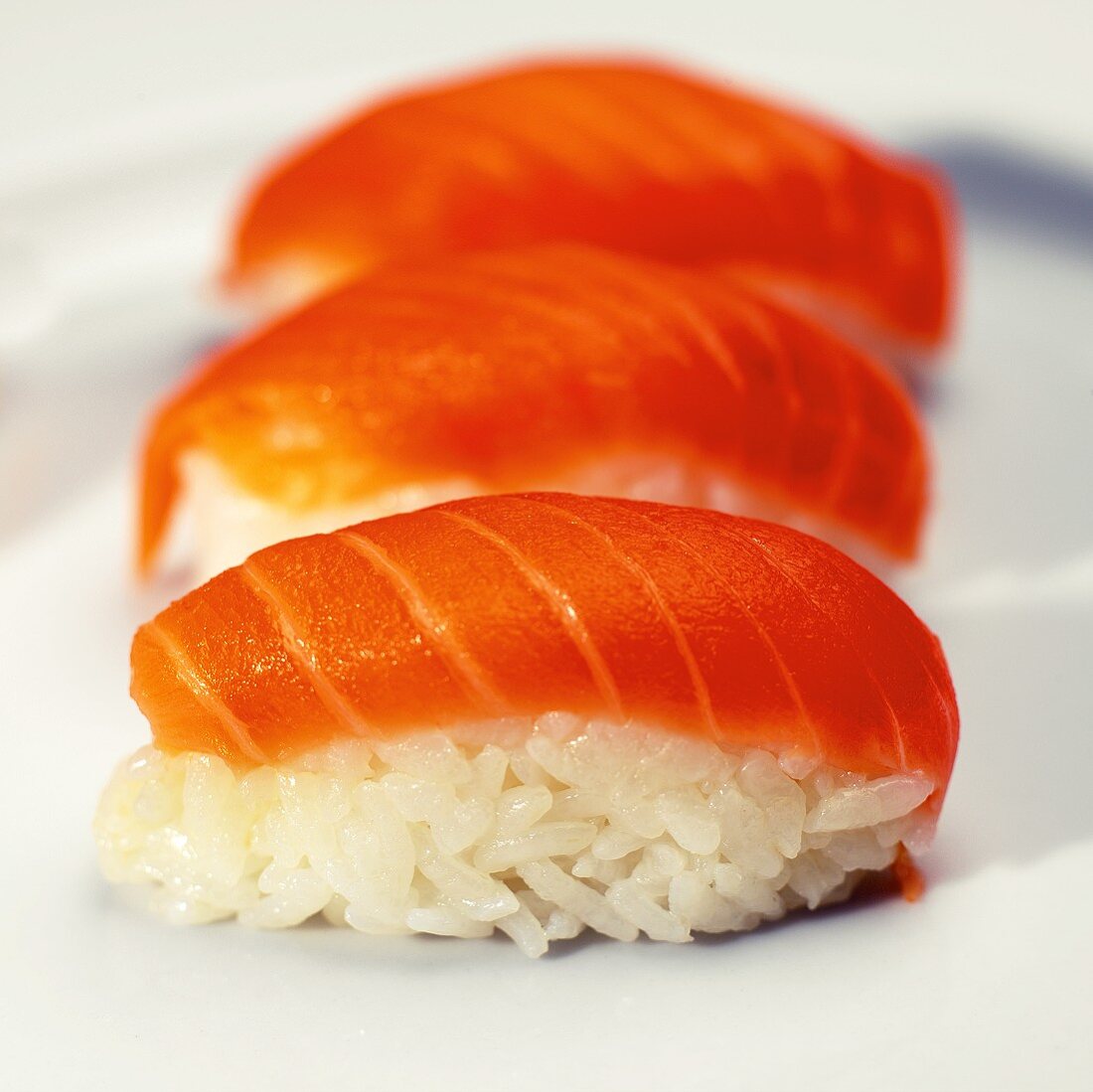 Sushi with salmon