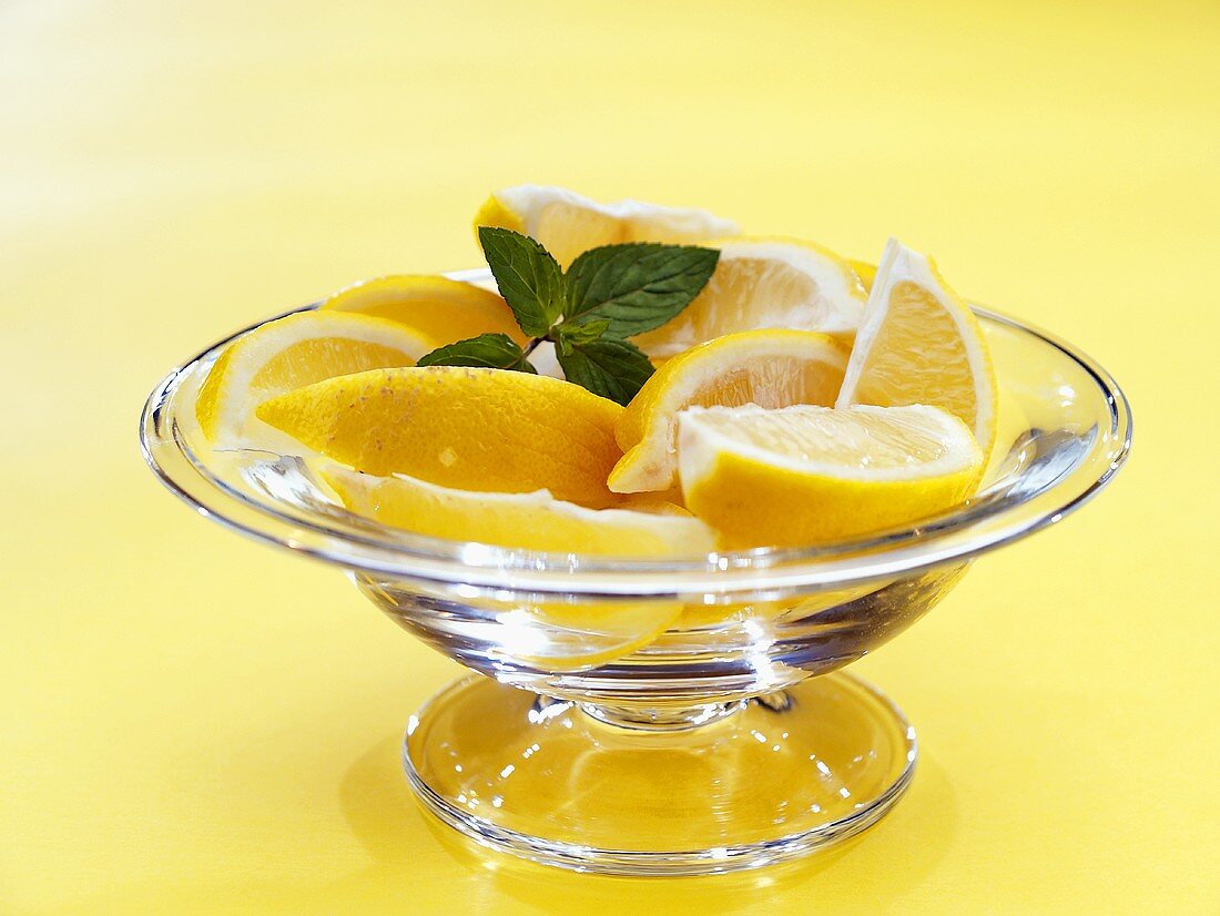 A Bowl of Lemon Slices