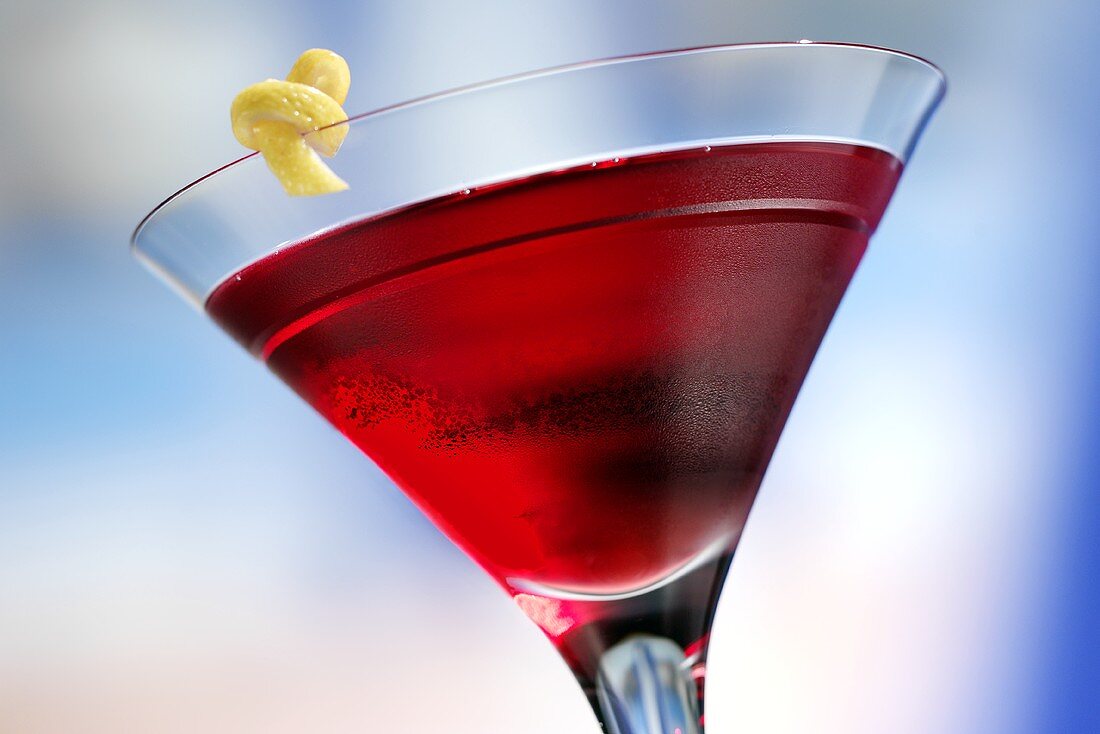 Cosmopolitan with cranberry juice and vodka