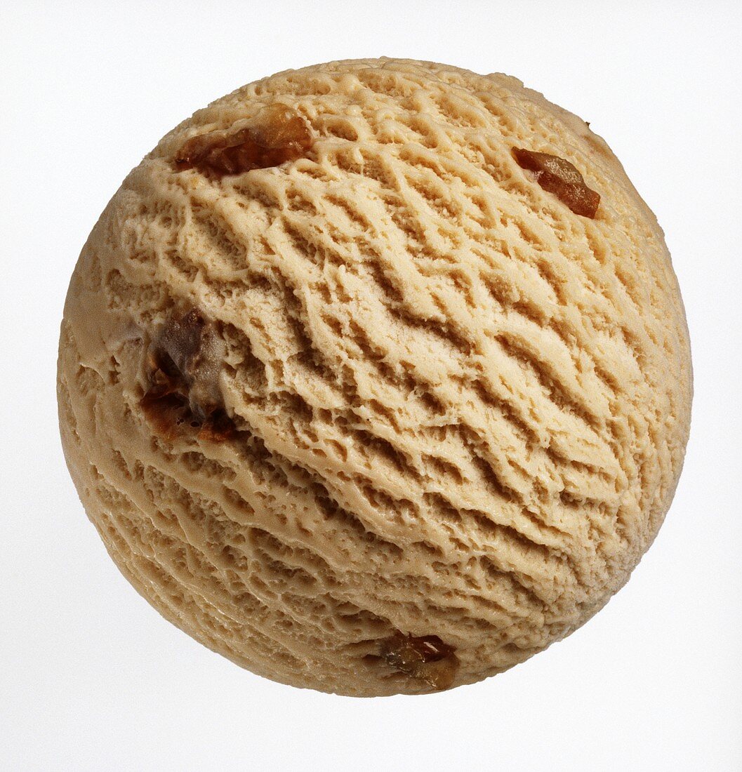 A scoop of Malaga ice cream