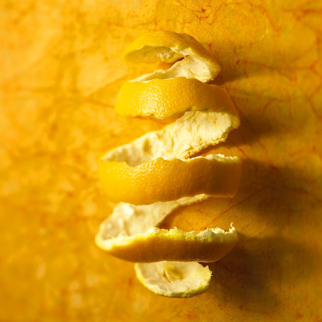 Spiraling Orange Peel