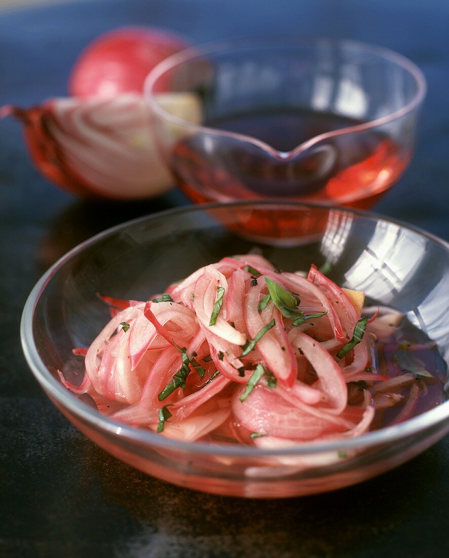 Marinated Sliced Red Onions