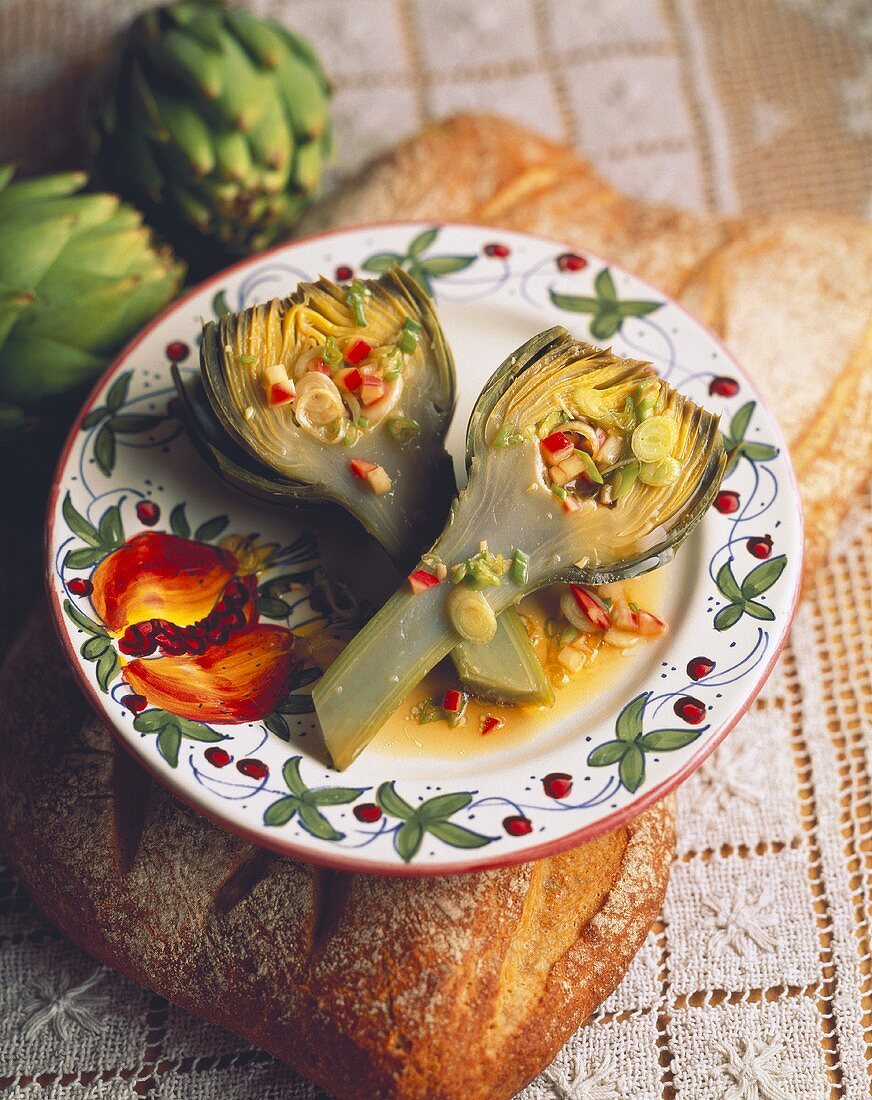 Artichokes with Oriental Sauce