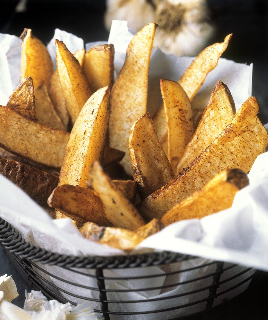 Steak Fries in a Wire basket