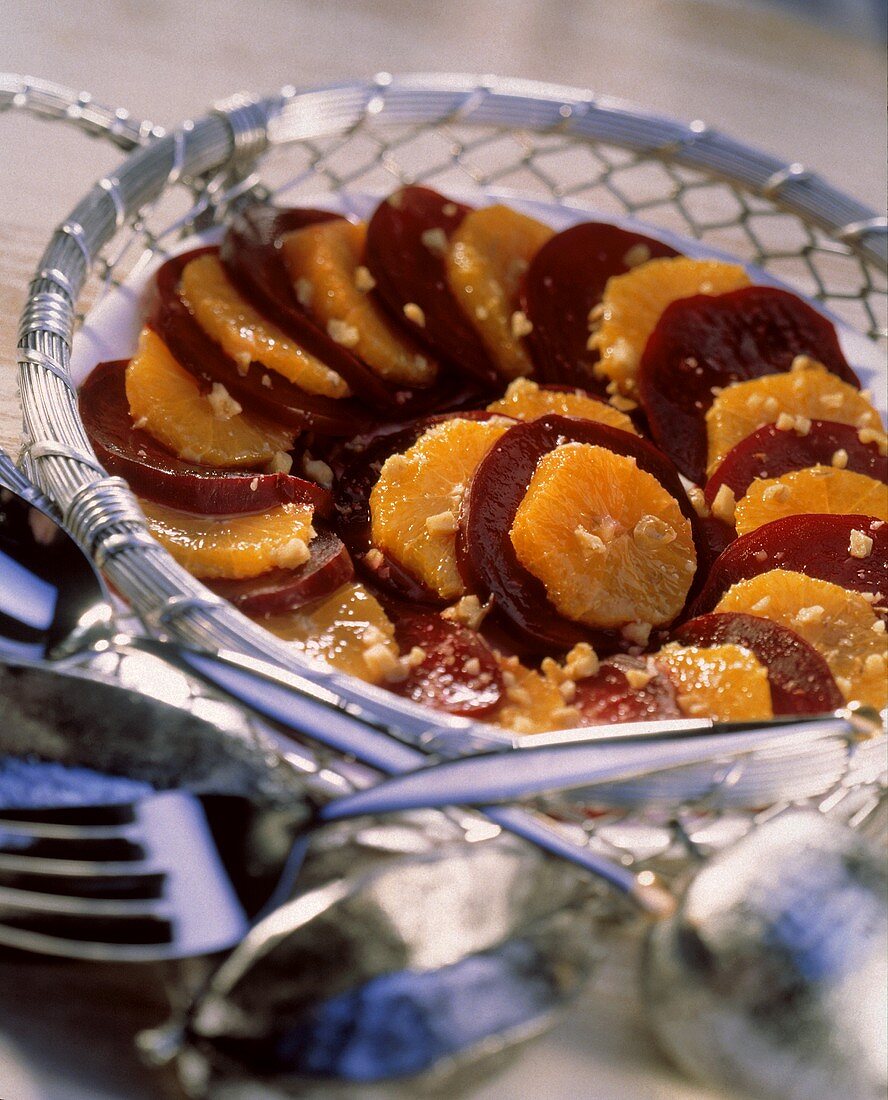 Red Beet and Orange Salad