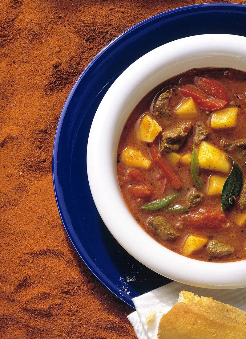 Goulash Soup with Bell Pepper