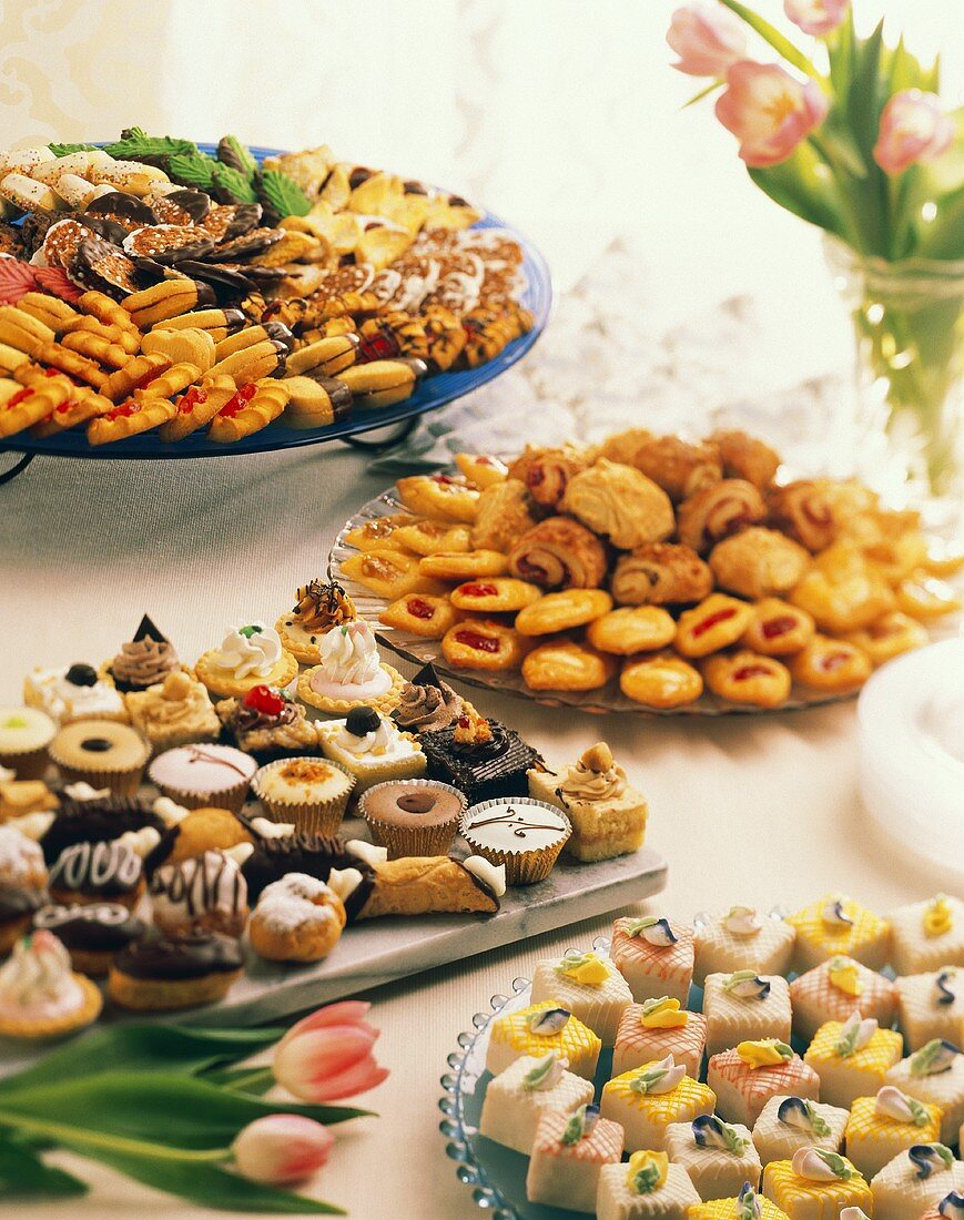 Assorted Petits Fours and Pastries