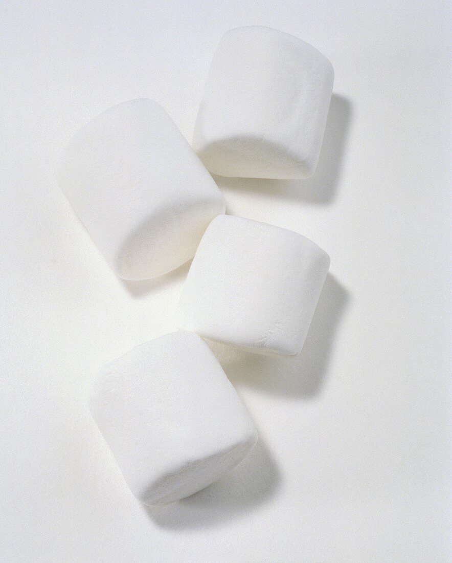 Vier Marshmallows