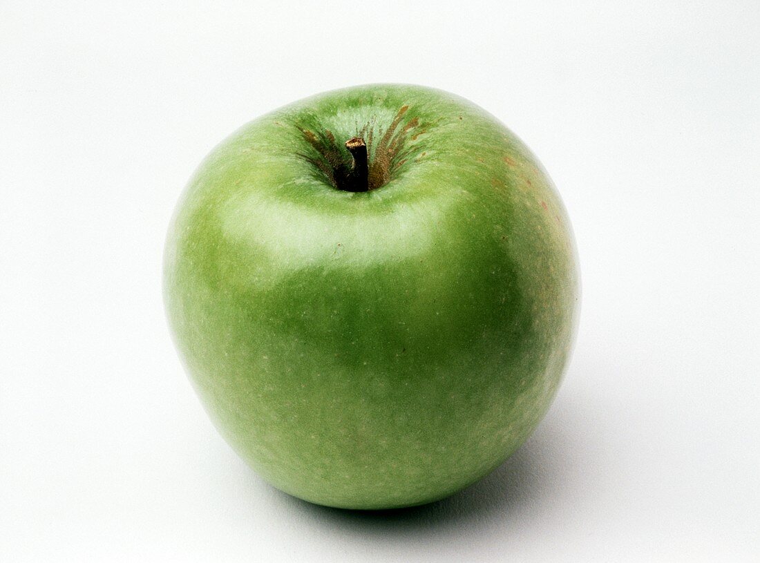 Ein Apfel der Sorte Granny Smith