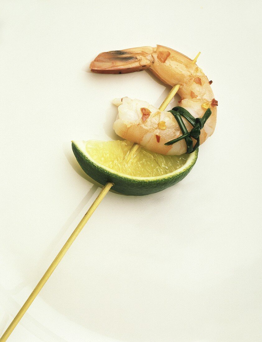 Shrimp Appetizer with Lime