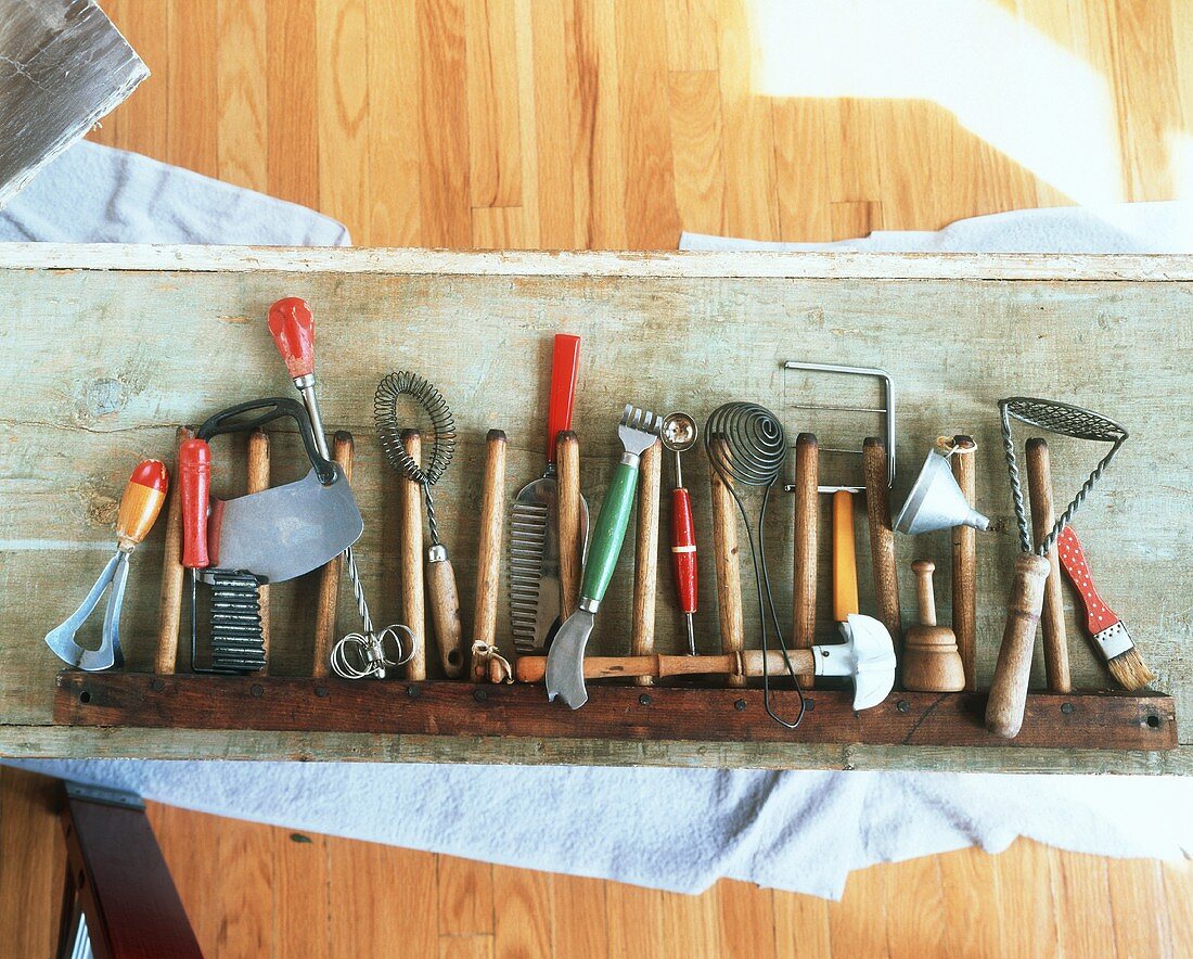 Assorted Old Kitchen Tools