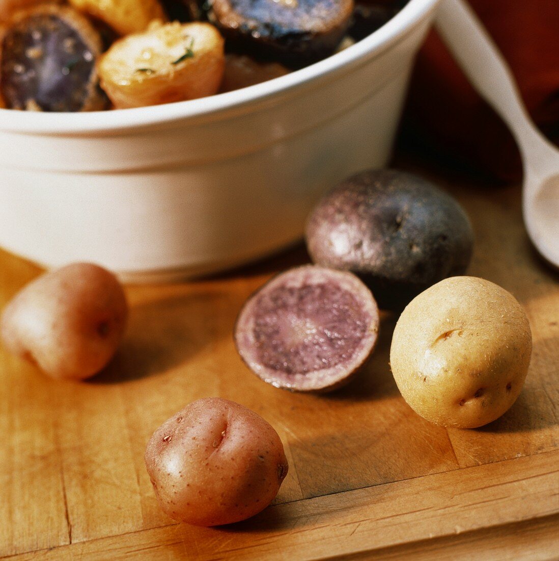 Red Yellow and Purple Potatoes