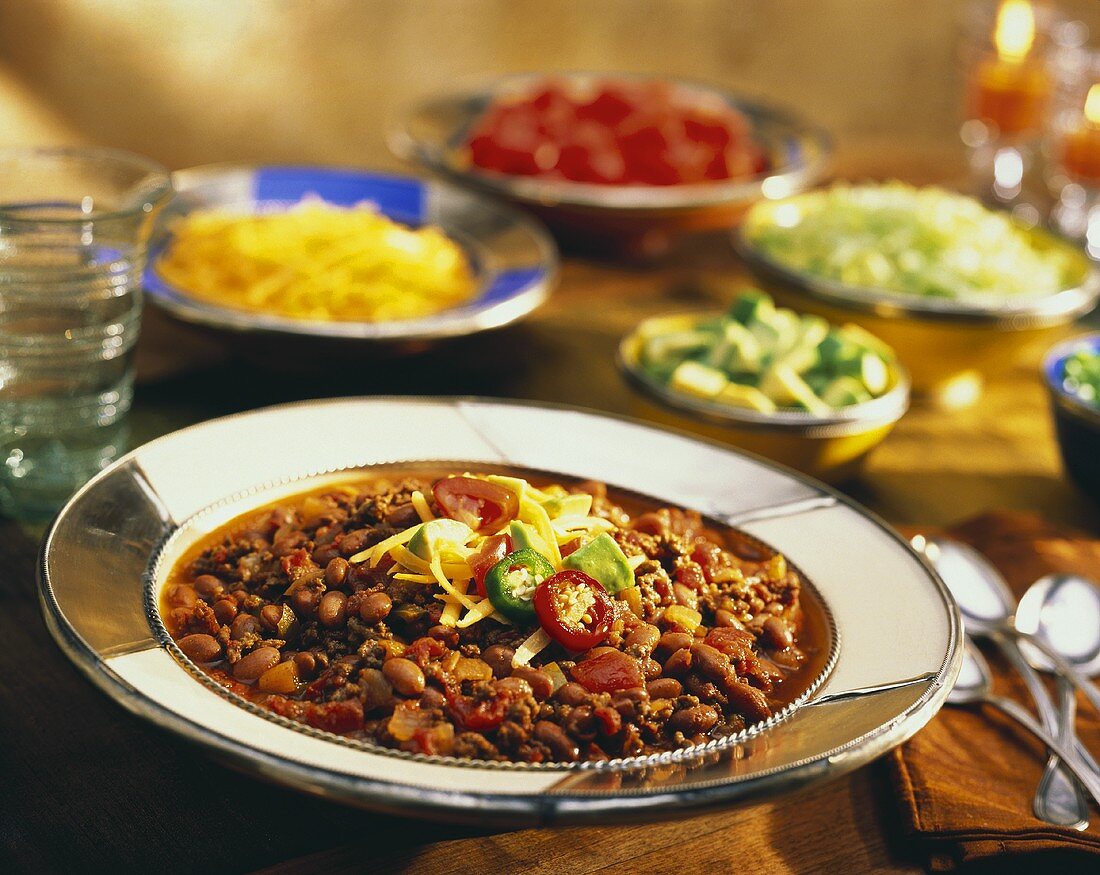 Ground Beef Chili with Red Beans