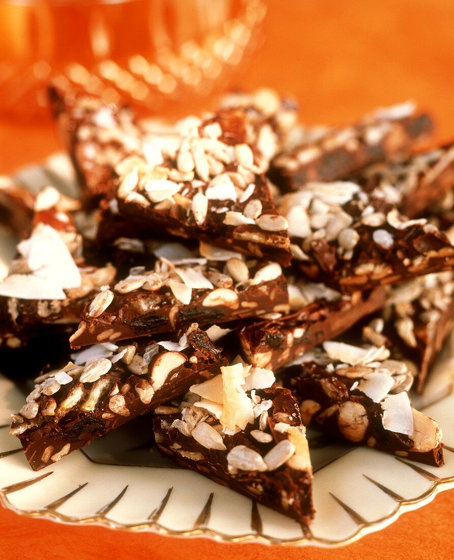 Schokoladen-Erdnuss-Ecken