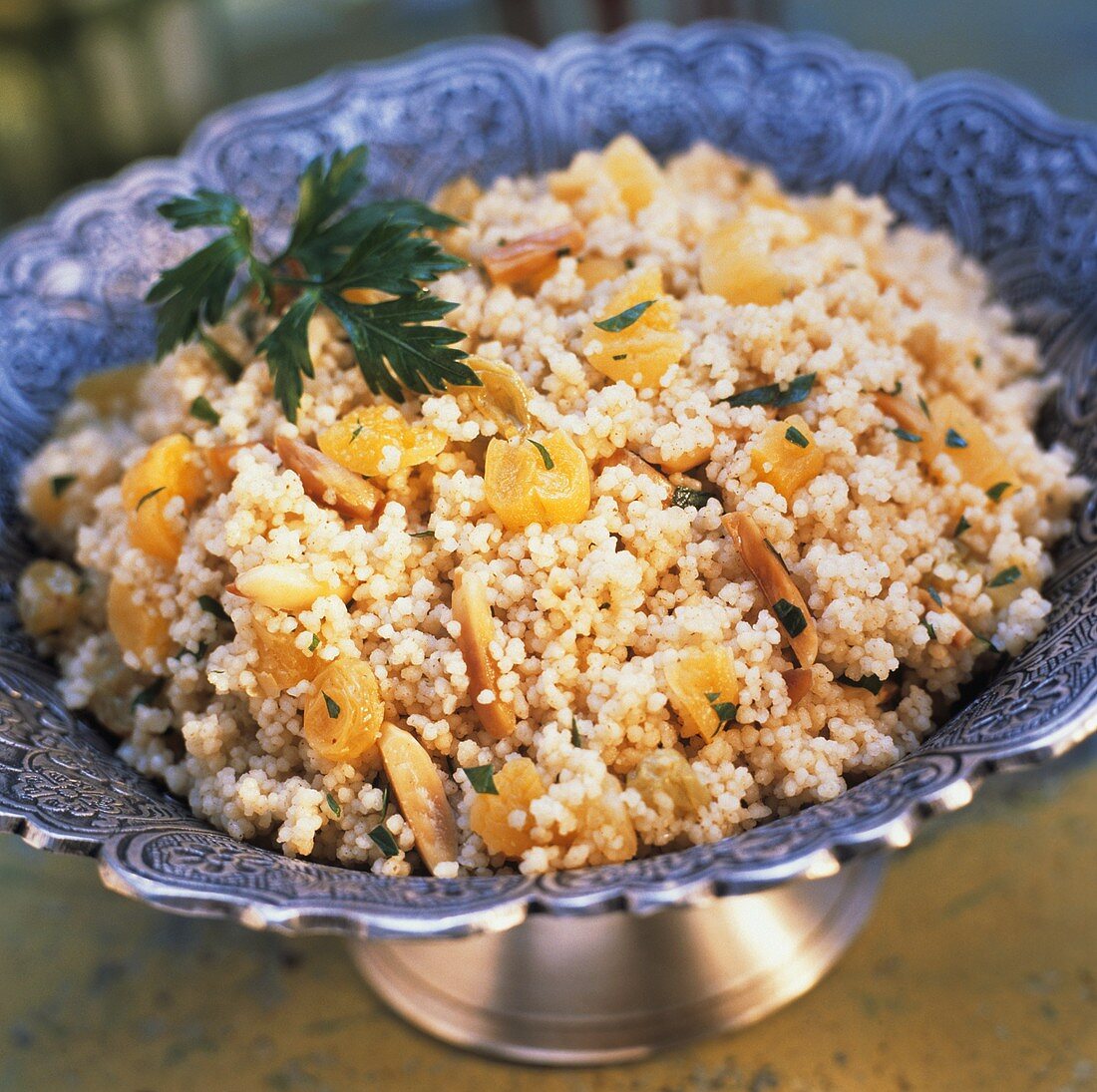 Couscous with Apricots and Slivered Almonds