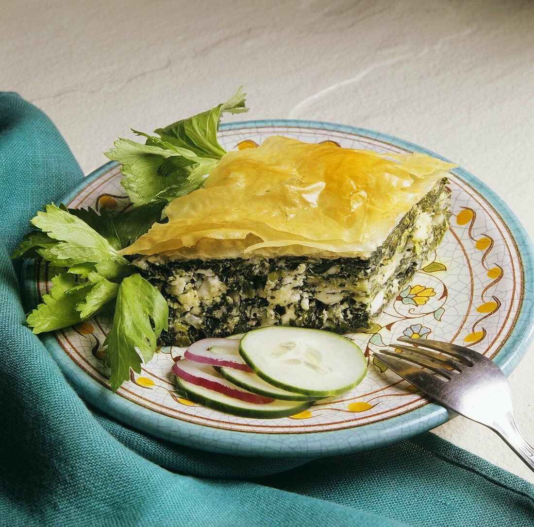 Spanakopita (Spinach and sheep's cheese pie, Greece)