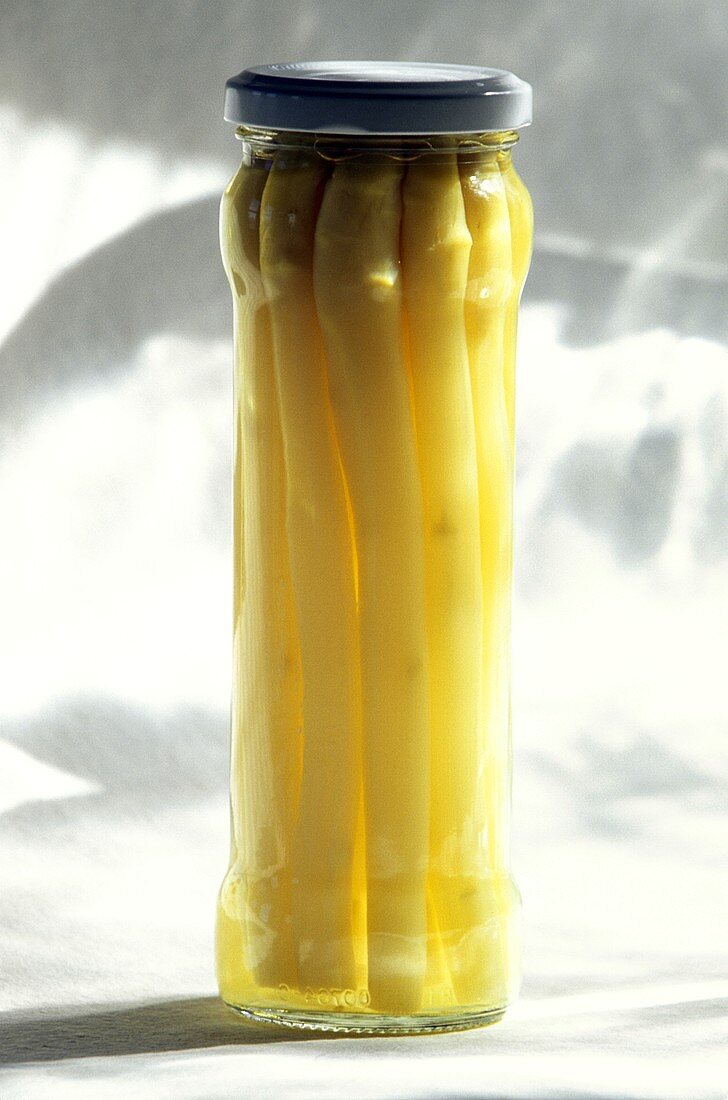 White Asparagus in a Jar