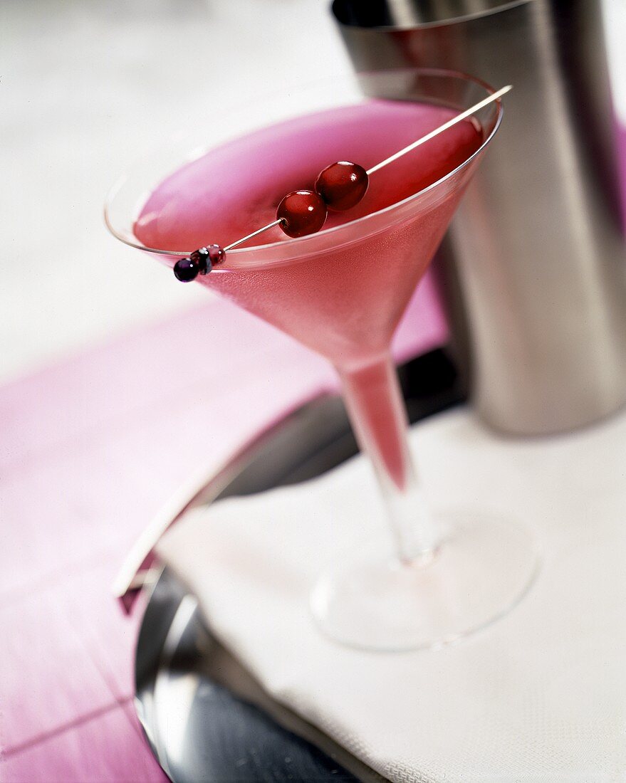 Cosmopolitan with Two Cranberries
