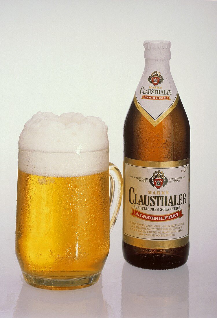 Glas & Flasche Clausthaler alkoholfrei