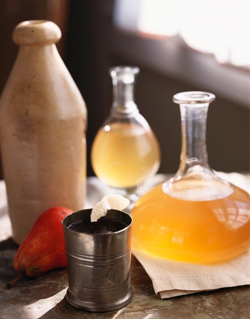 Fermented pear juice (perry)