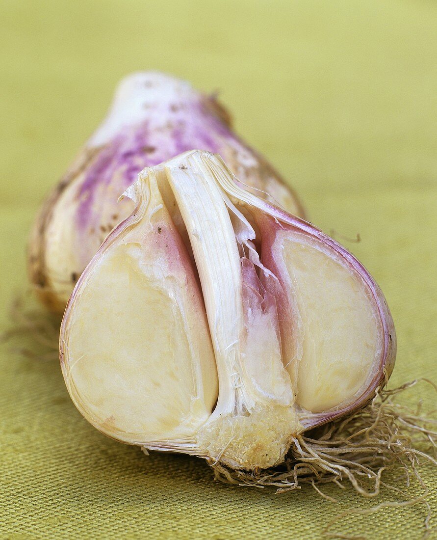 Still life with garlic