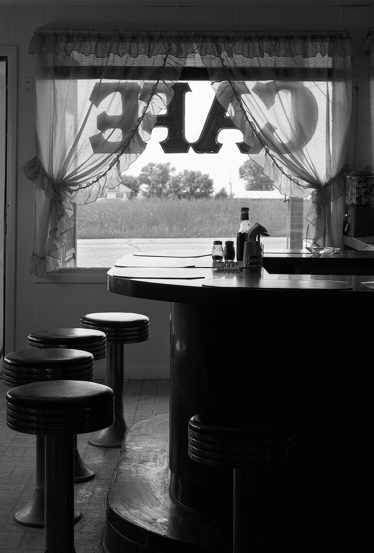Interior Shot of an Empty Café