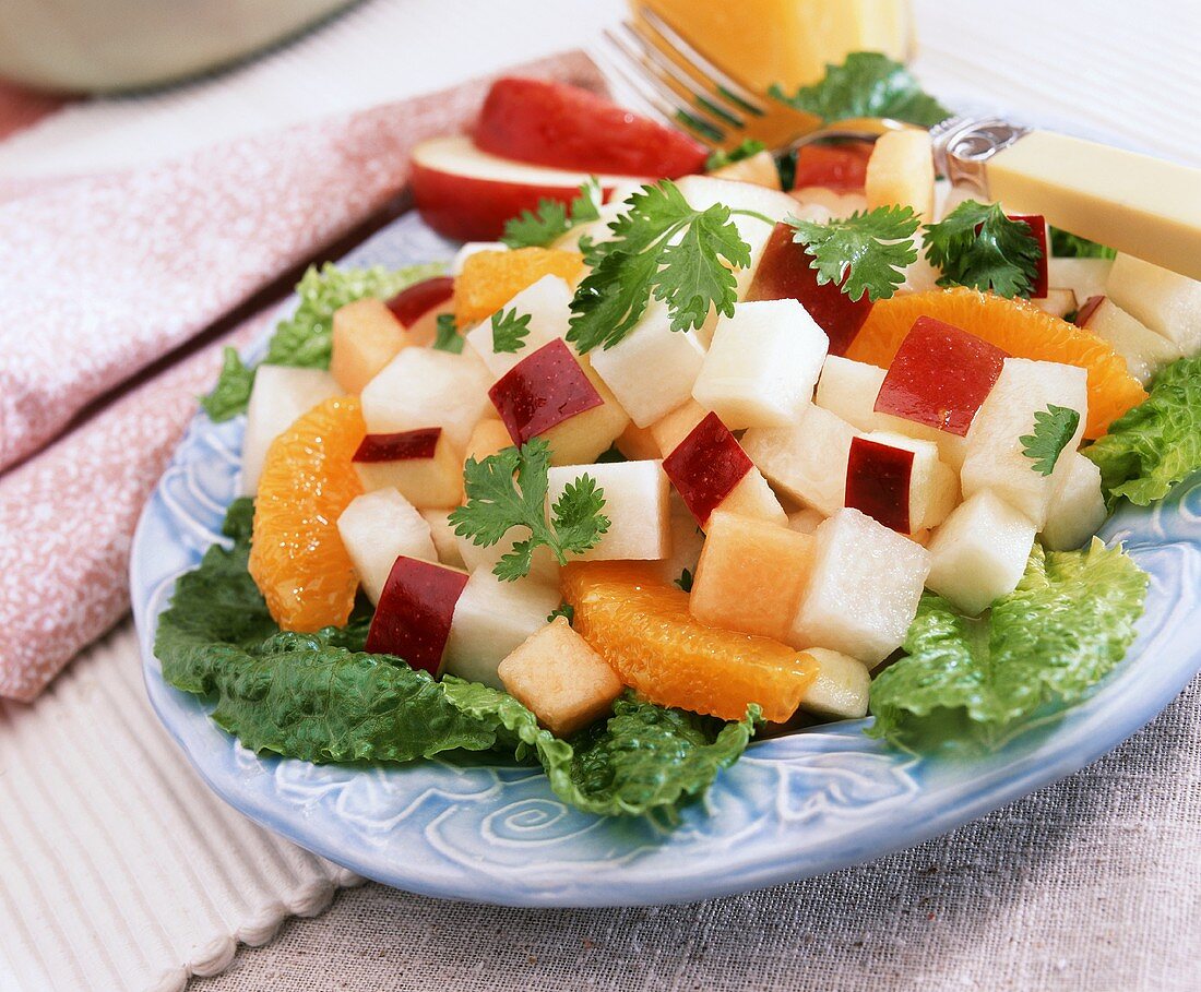 Obstsalat mit Jicama